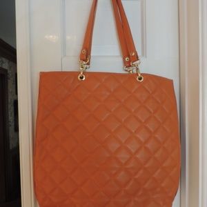 J. McLaughlin quilted leather tote/purse